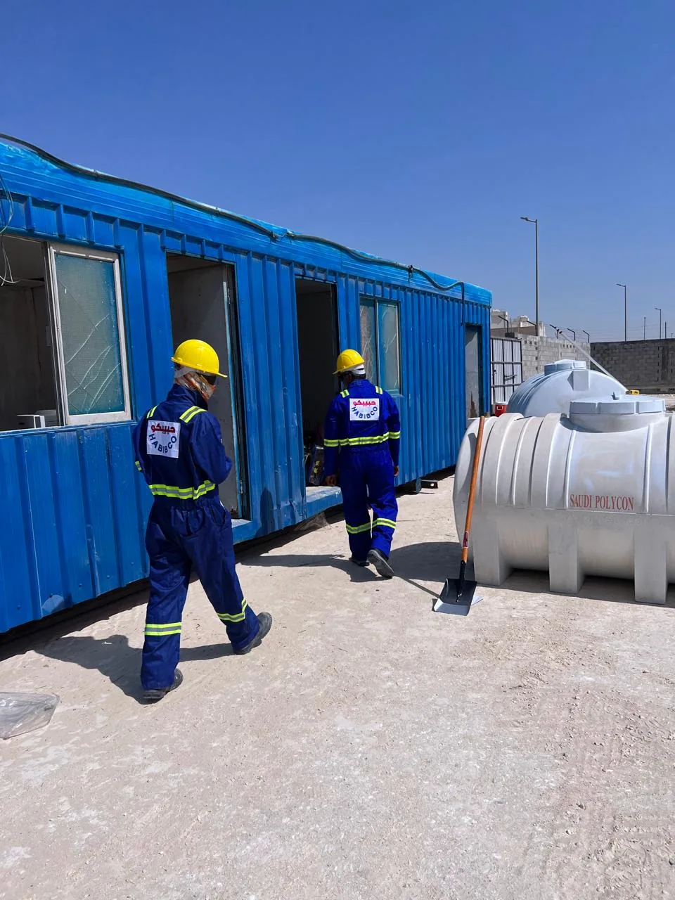 Site establishment and temporary facilities.