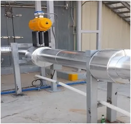 Inter-connecting piping and structural work — tie-in job.