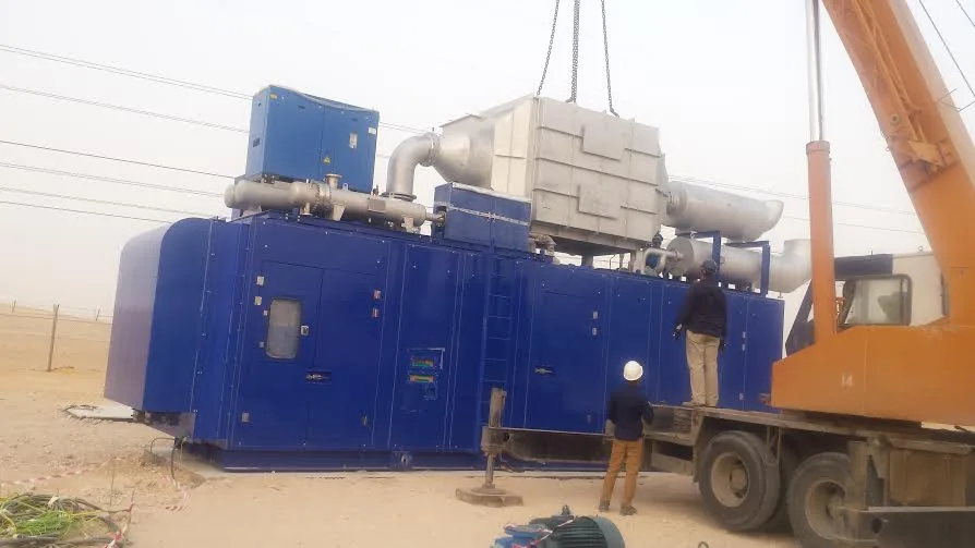 Cooling tower structure fabrication at Faras Power Plant, Hofuf